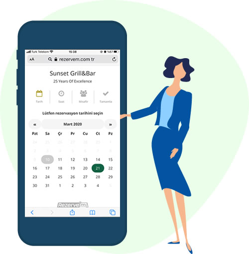 Web sitenizden ve Instagram hesabınızdan ücretsiz rezervasyon alın